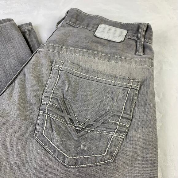 BKE Mens Carter Gray Cotton Jeans Size 30x31 Jeans Style# ABM20031 - Picture 9 of 9